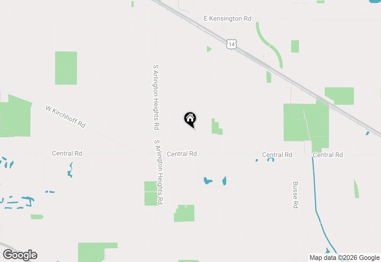 Map of 828 S Bristol Lane, Arlington Heights, IL 60005