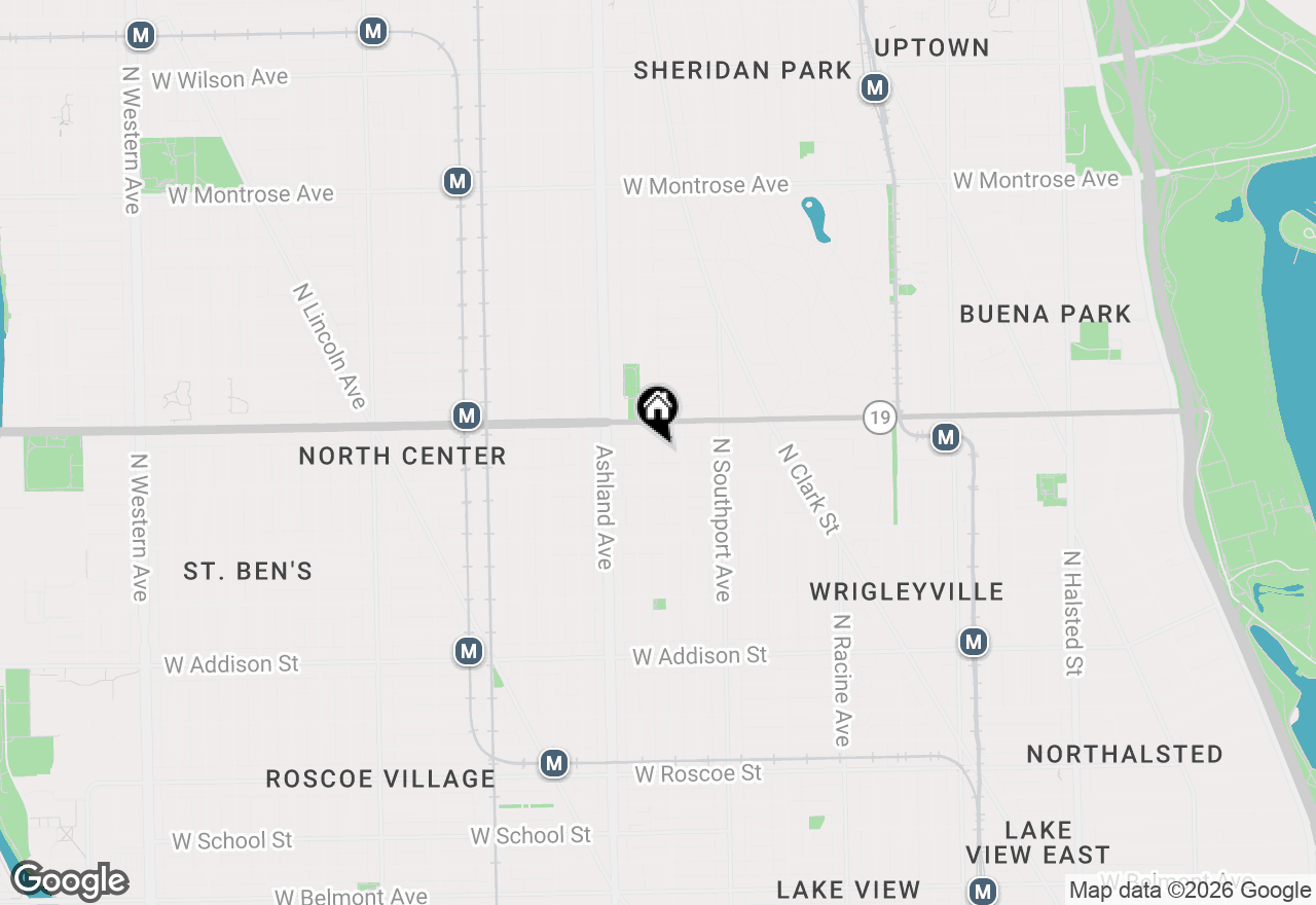 Map of 3929 N Greenview Avenue #3, Chicago, IL 60613