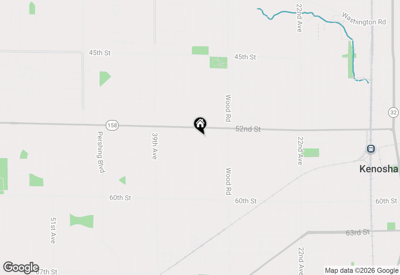 Map of 5234 33rd Ave, Kenosha, WI 53144