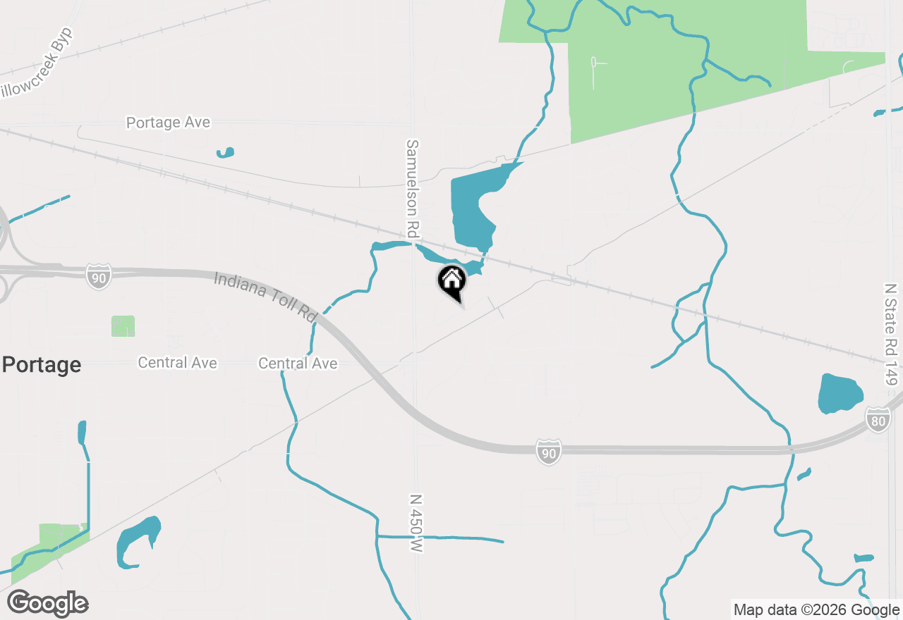 Map of 6818 Trailside Avenue, Portage, IN 46368