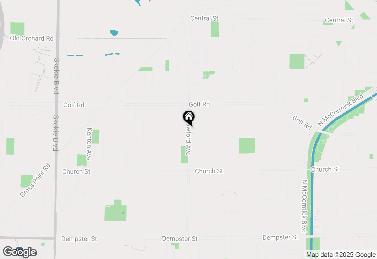 Map of 9450 Crawford Avenue, Skokie, IL 60076