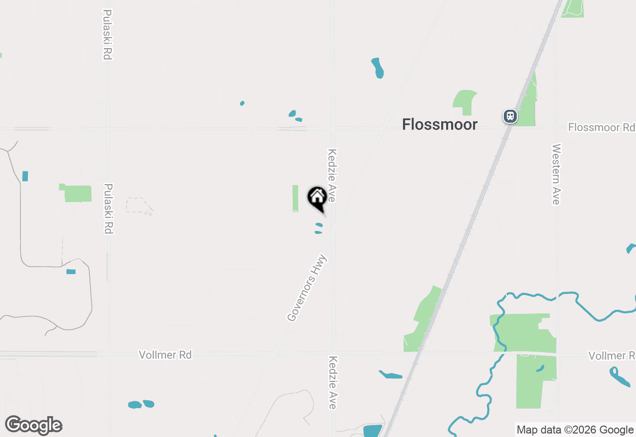 Map of 3232 Chestnut Drive, Flossmoor, IL 60422