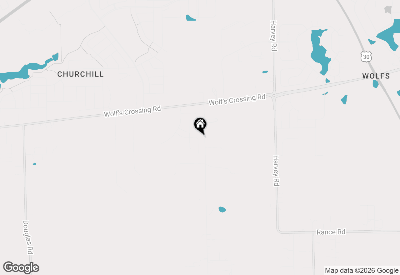 Map of 2461 W Semillon Street, Oswego, IL 60543