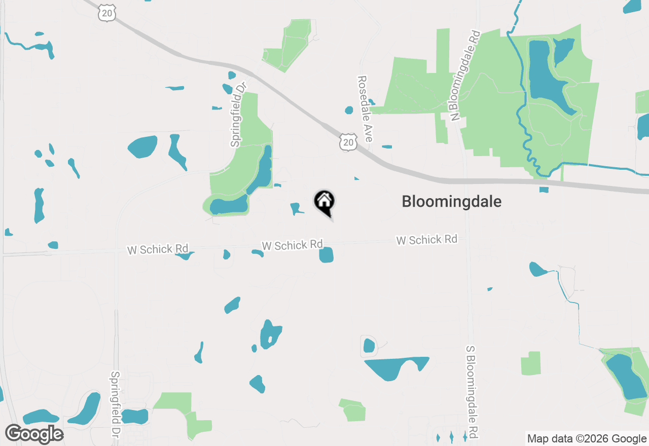 Map of 110 Villa Way #110, Bloomingdale, IL 60108