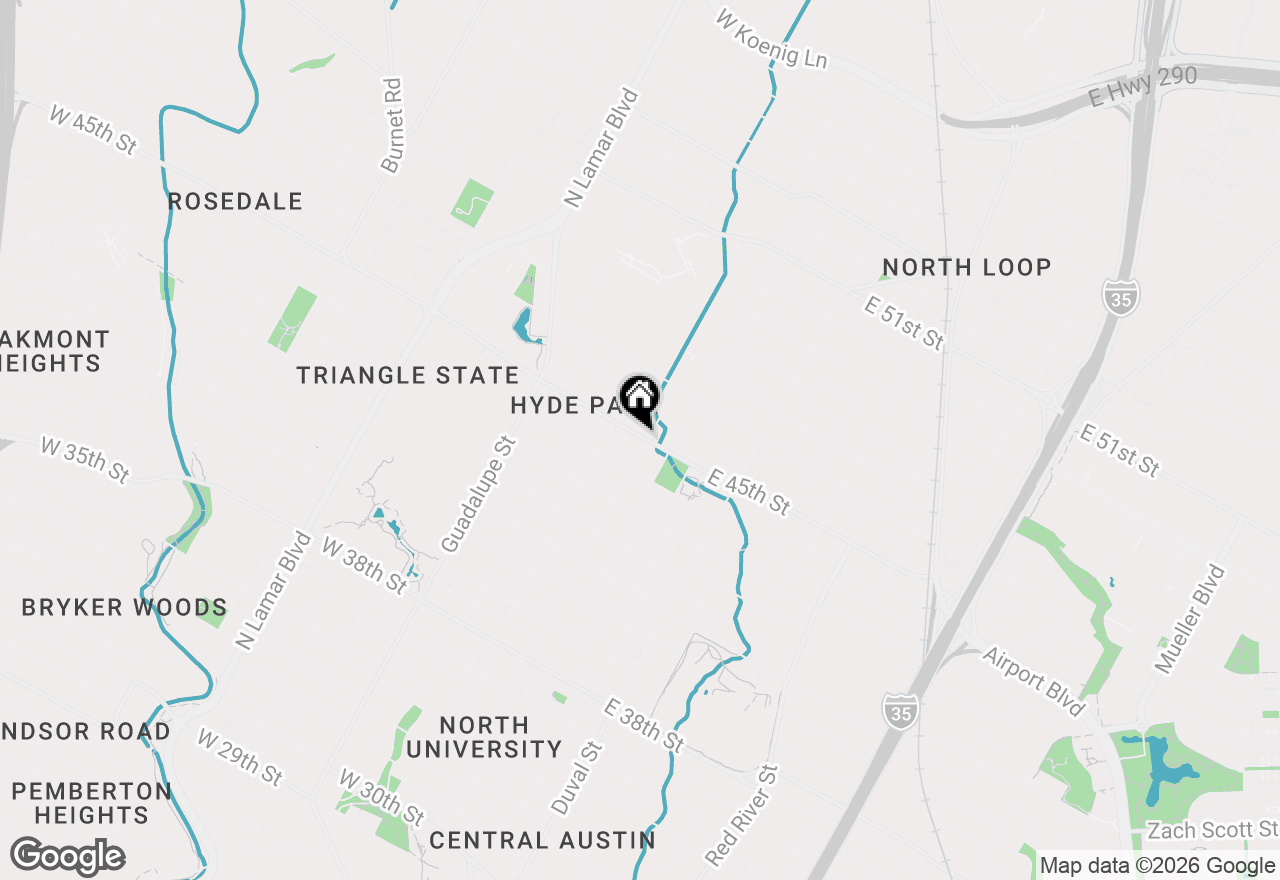 Map of 4416 Speedway, Austin, TX 78751