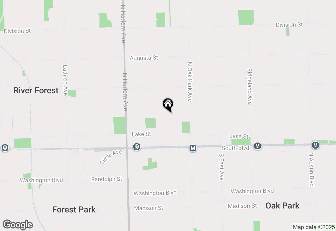 Map of 221 N Kenilworth Avenue #313, Oak Park, IL 60302