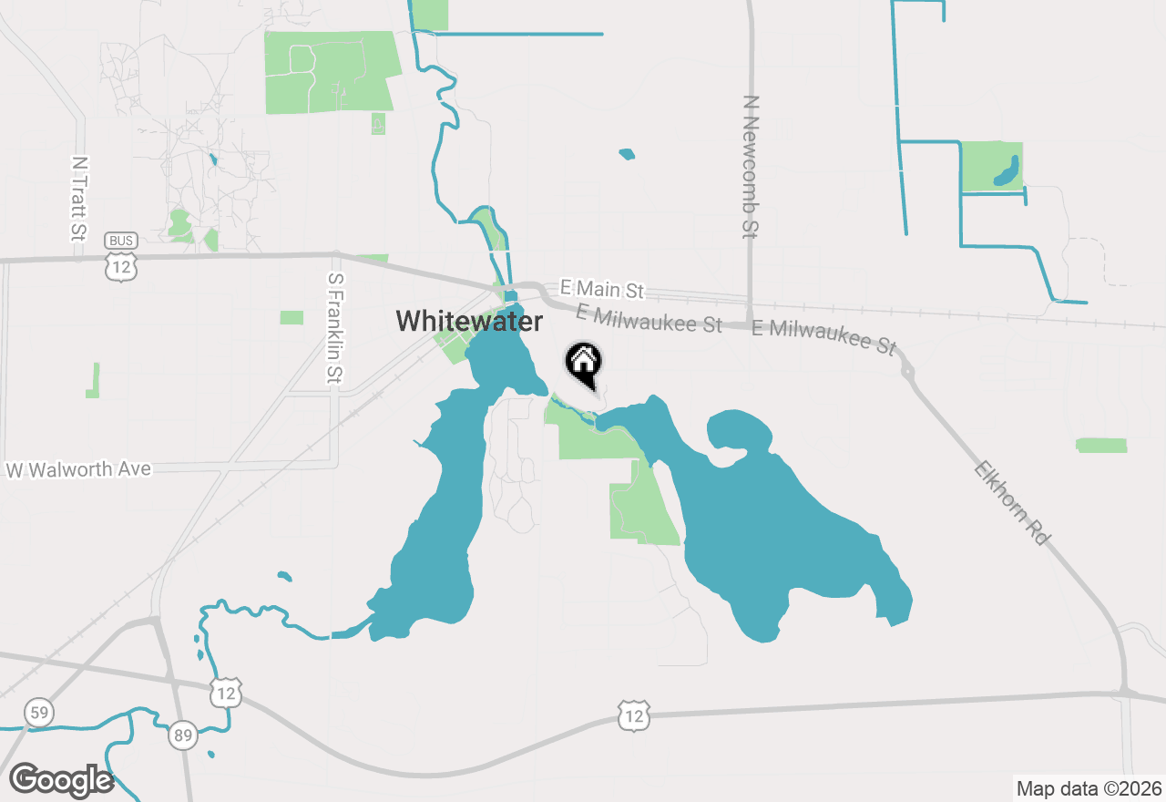 Map of 351 S Wisconsin St #2, Whitewater, WI 53190