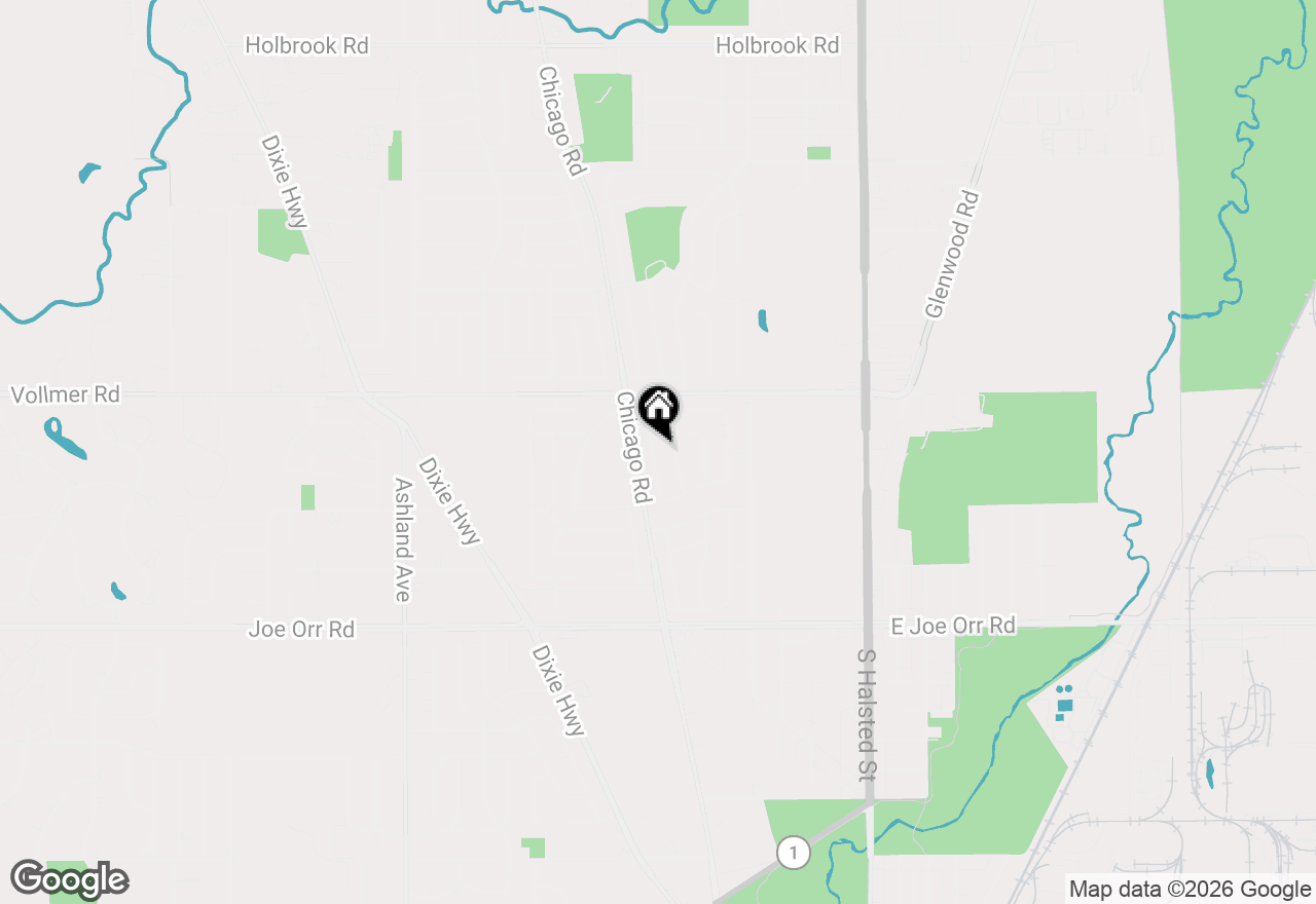 Map of 261 S Mayfair Place, Chicago Heights, IL 60411