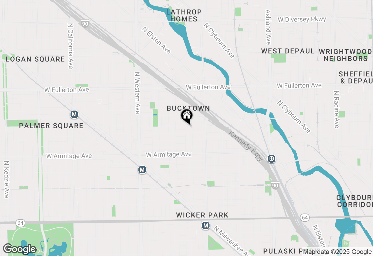 Map of 2118 N Hoyne Avenue #G, Chicago, IL 60647