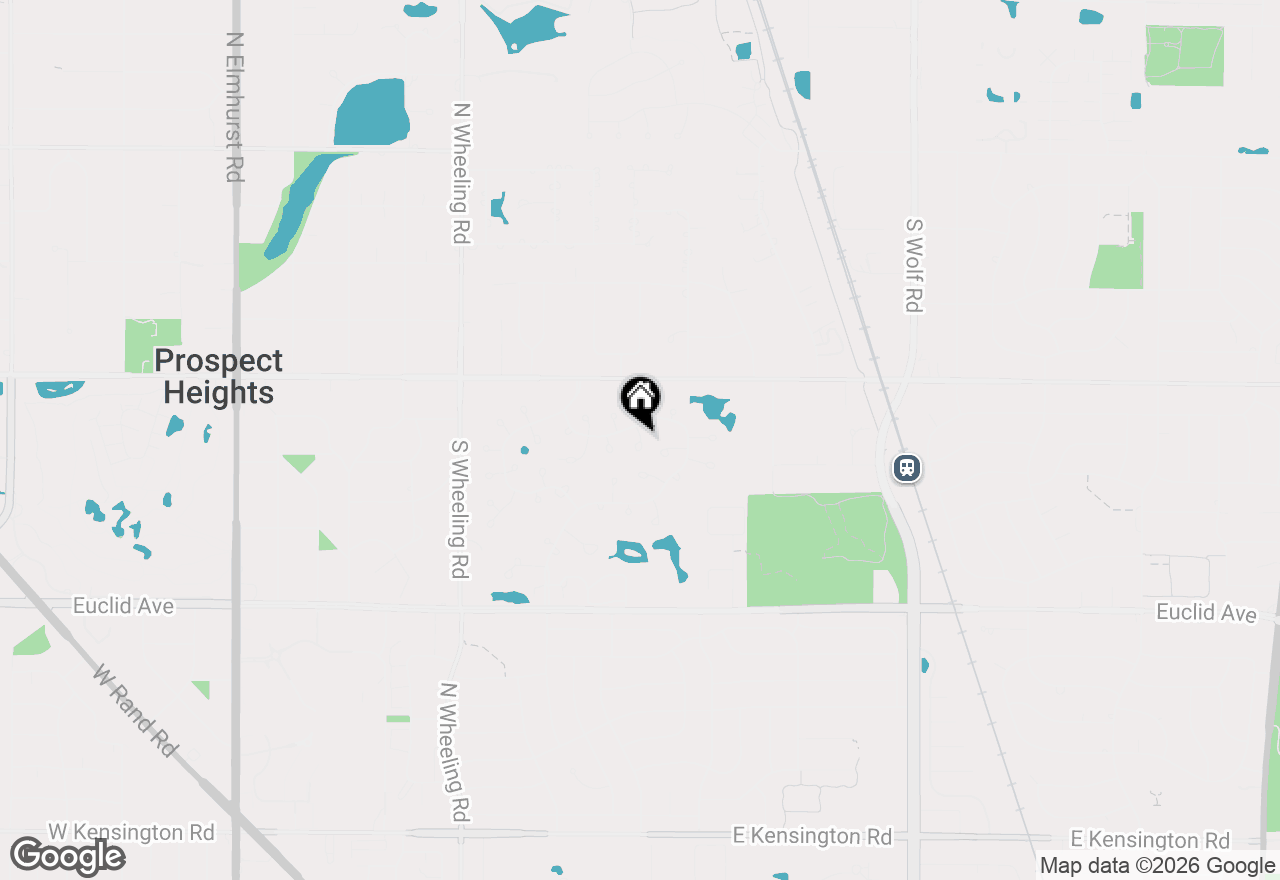 Map of 708 Newgate Lane #B, Prospect Heights, IL 60070