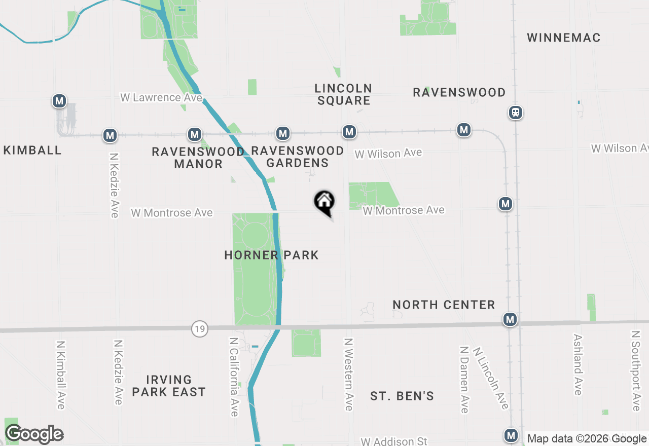 Map of 2446 W Pensacola Avenue, Chicago, IL 60618