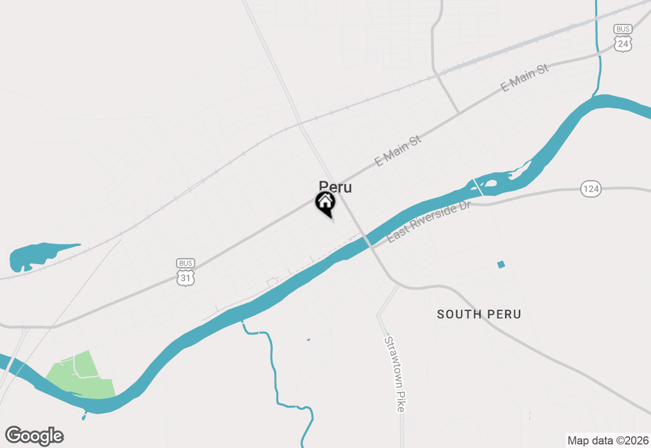 Map of 65-67 W 2nd Street, Peru, IN 46970