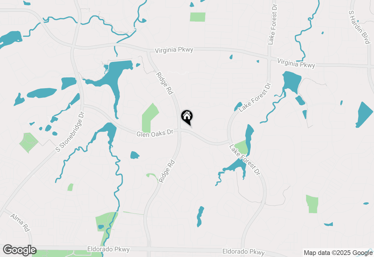 Map of 916 Wilshire Court, Mckinney, TX 75072