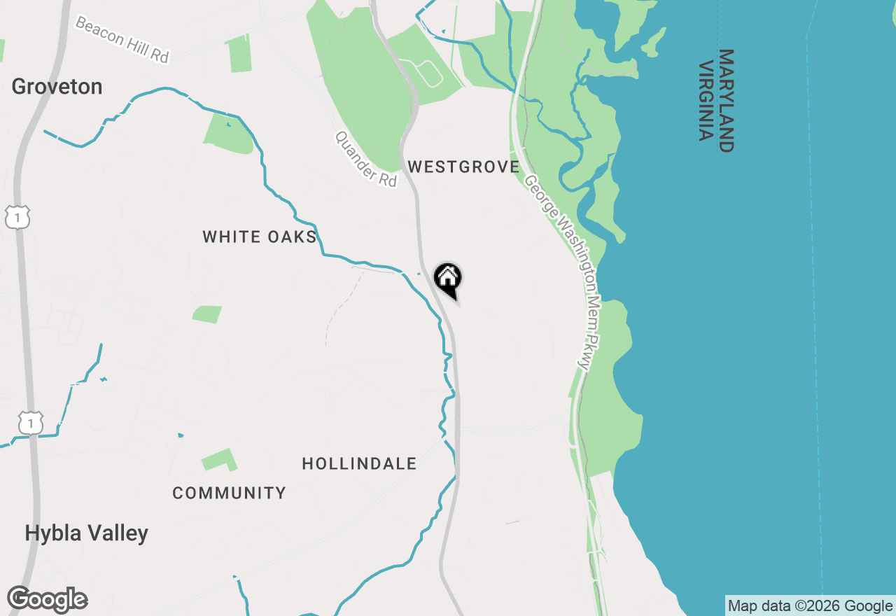 Map of 7305 Fort Hunt Road, Alexandria, VA 22307