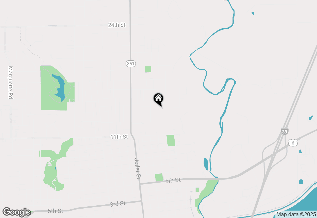 Map of 1376 Crosat Street, Lasalle, IL 61301