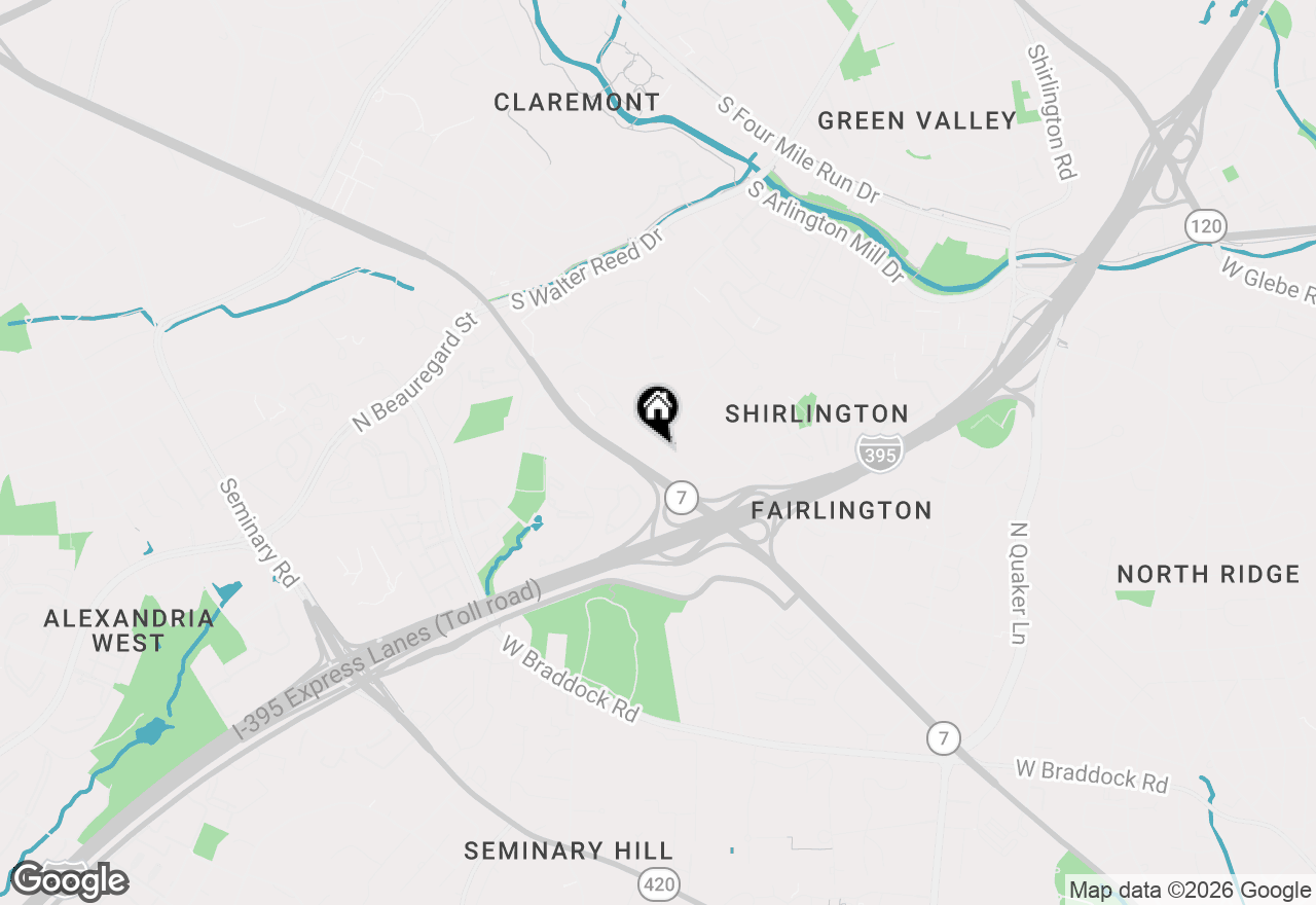 Map of 4903 30th Street S #B1, Arlington, VA 22206