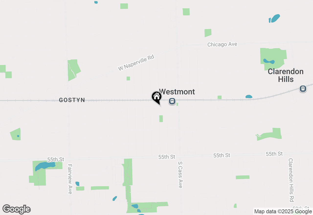 Map of 15 S Adams Street, Westmont, IL 60559