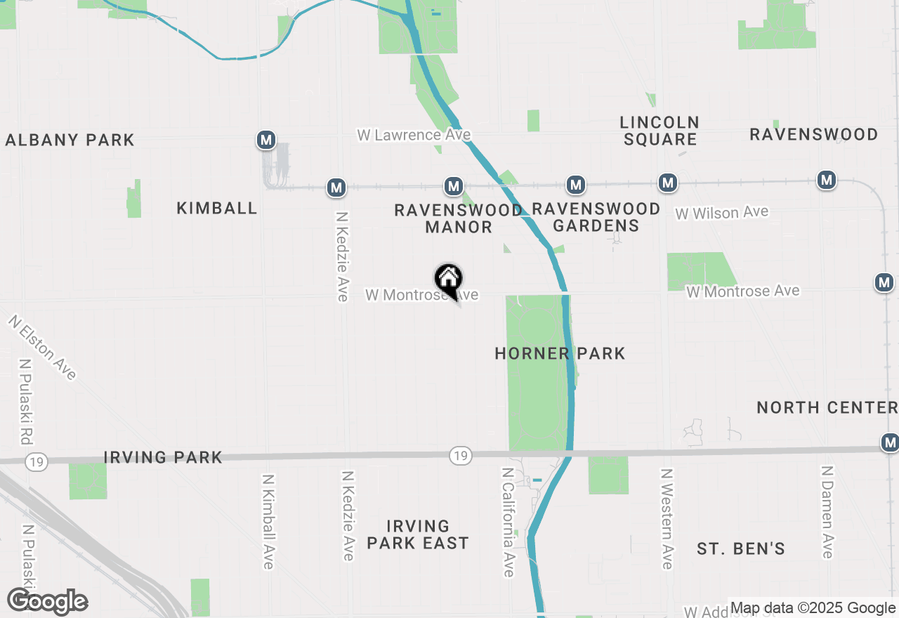 Map of 4343 N Richmond Avenue #3N, Chicago, IL 60618