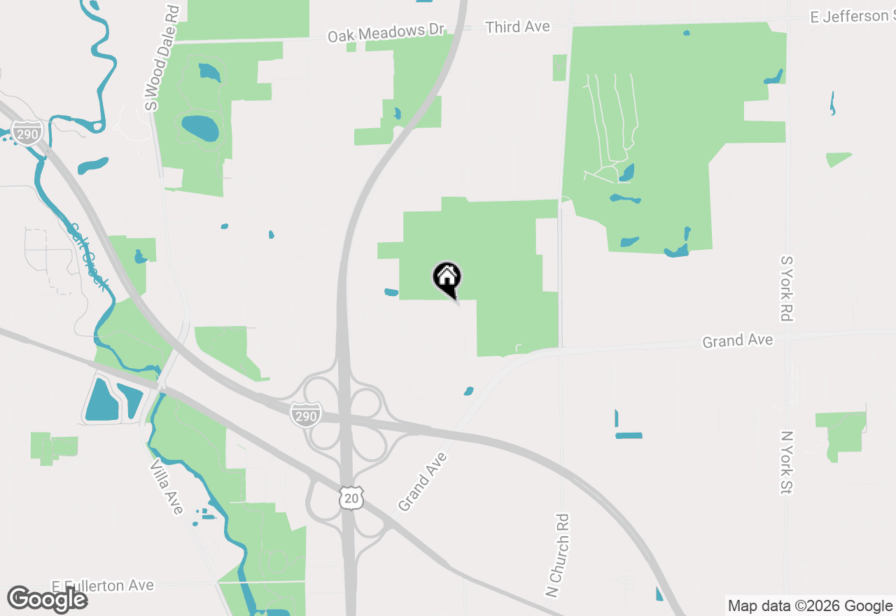 Map of 17W040 Oak Lane, Bensenville, IL 60106