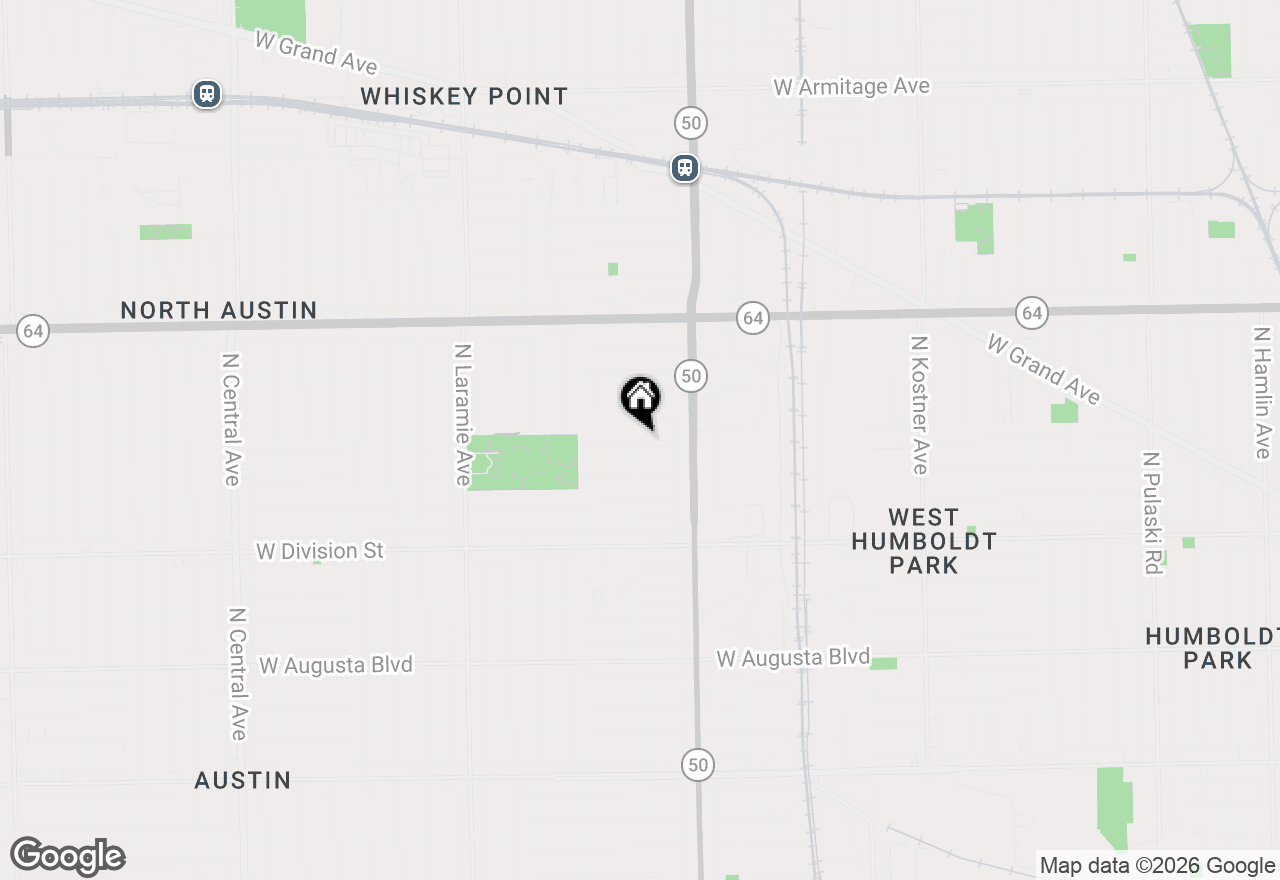 Map of 4859 W Hirsch Street, Chicago, IL 60651