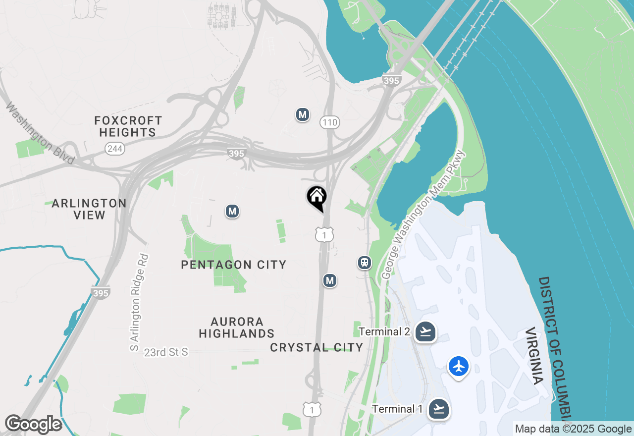 Map of 1211 S Eads Street #801, Arlington, VA 22202