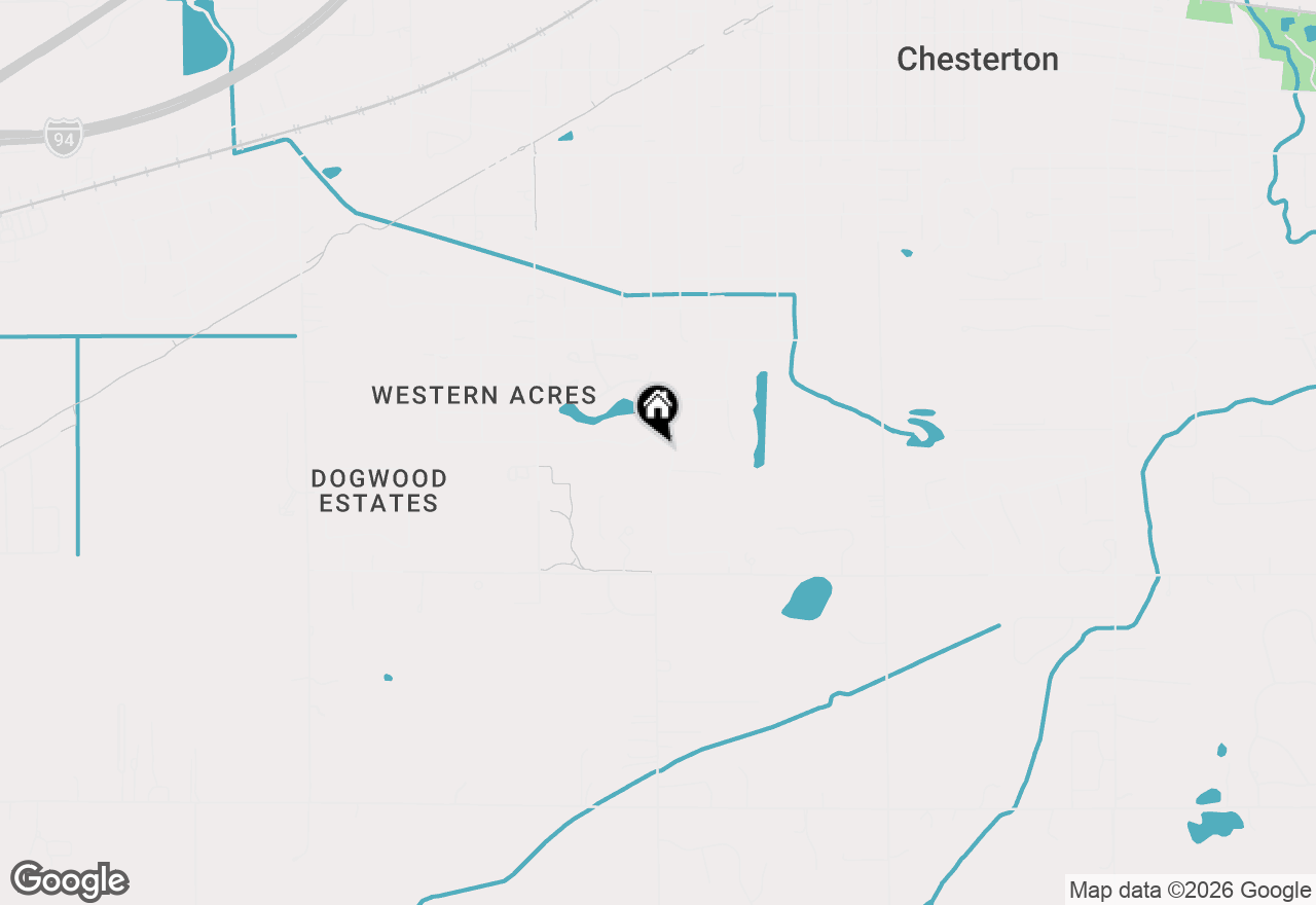 Map of 1995 Texas Street, Chesterton, IN 46304