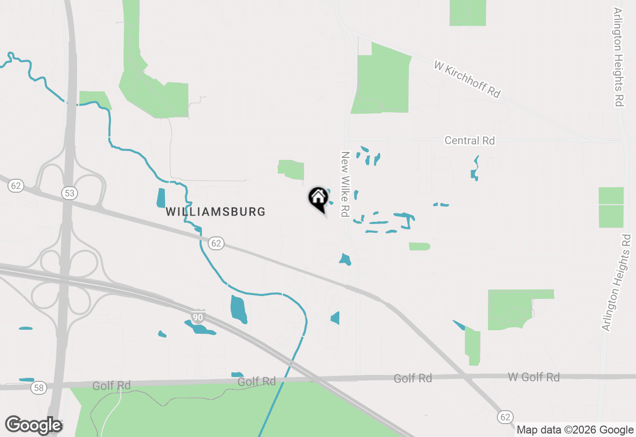 Map of 1217 S Old Wilke Road #11-406, Arlington Heights, IL 60005