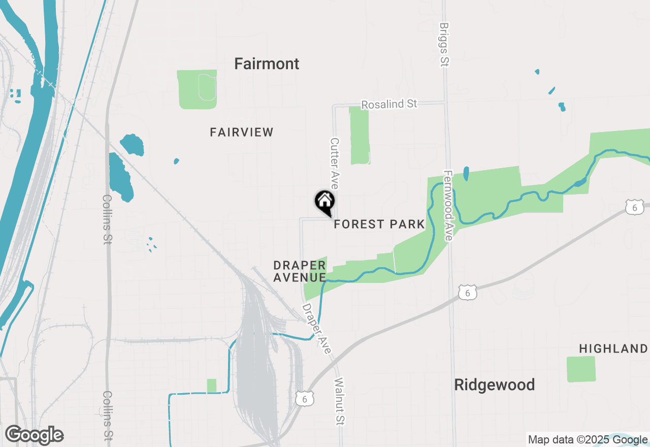 Map of 1120 Holmes Avenue, Joliet, IL 60432