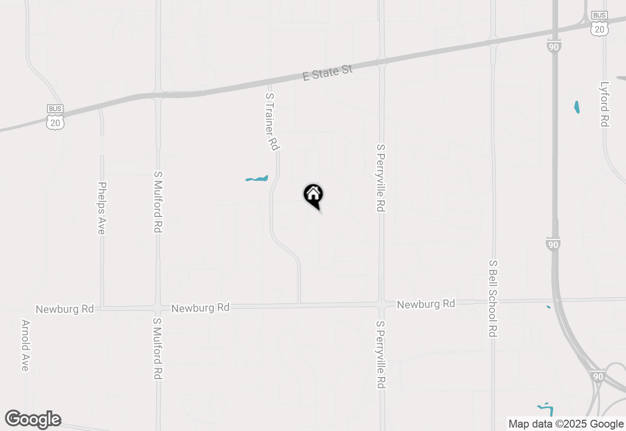Map of 1126 Revere Ridge Road, Rockford, IL 61108