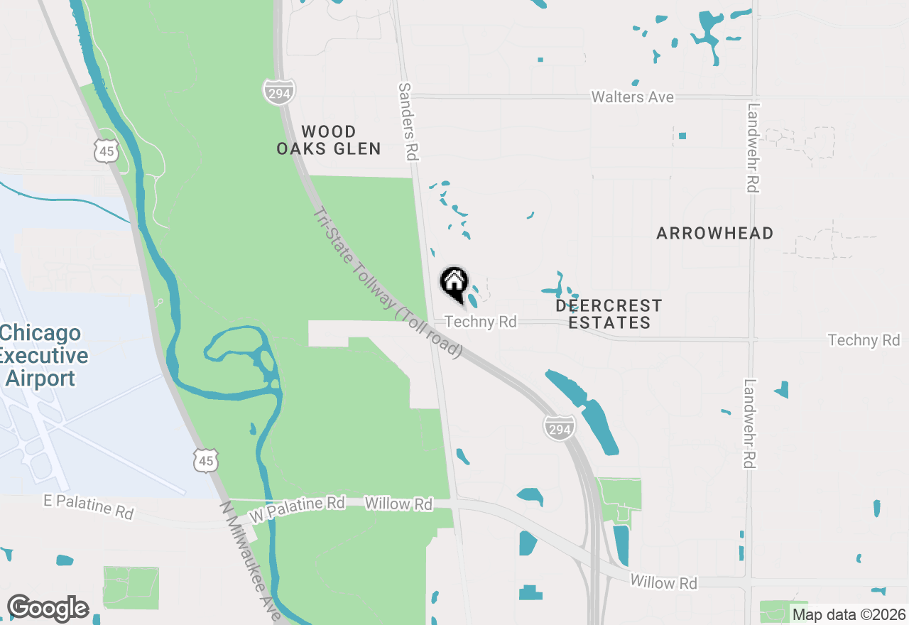 Map of 1935 Mission Hills Lane, Northbrook, IL 60062