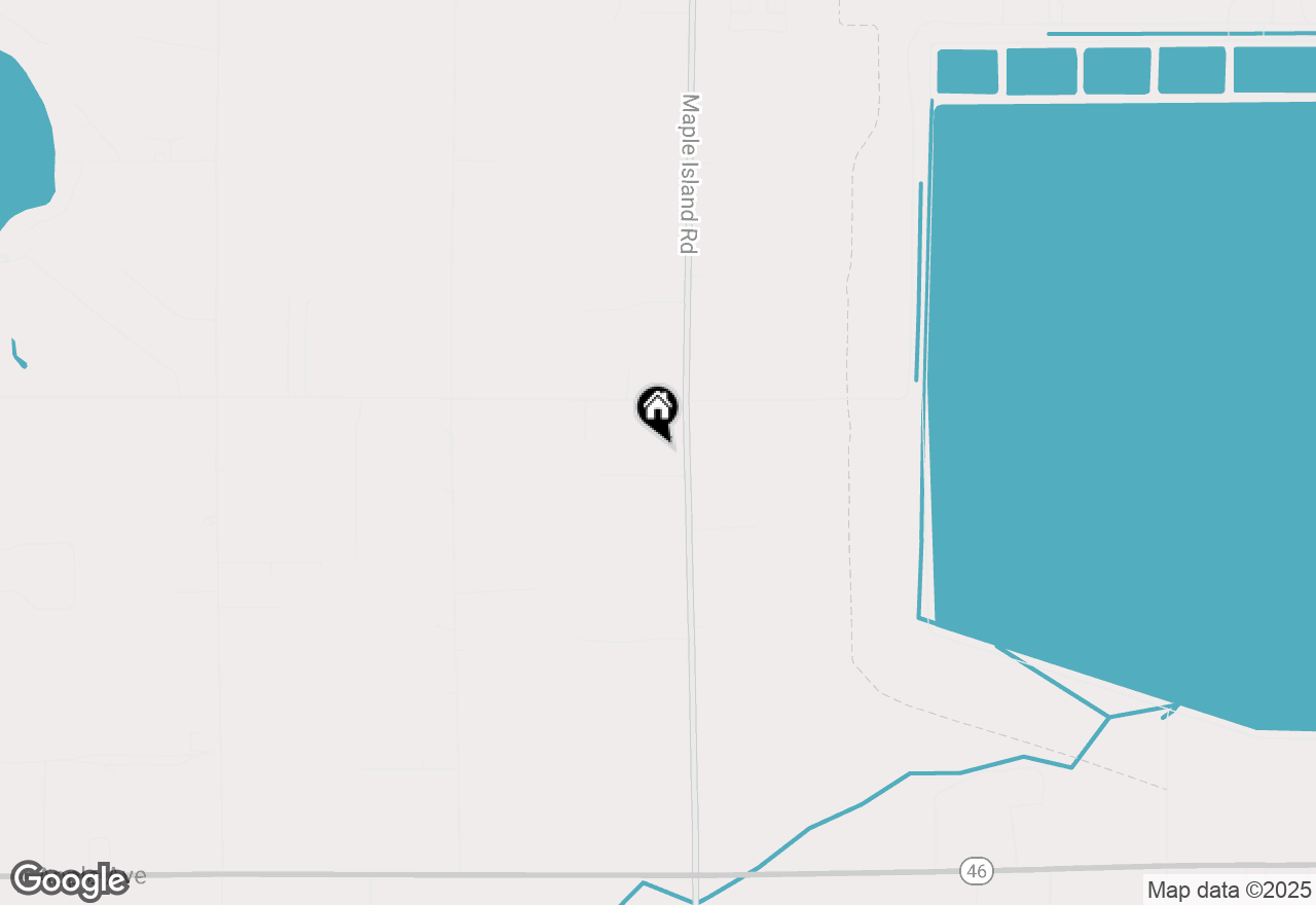 Map of 301 S Maple Island Road, Muskegon, MI 49442