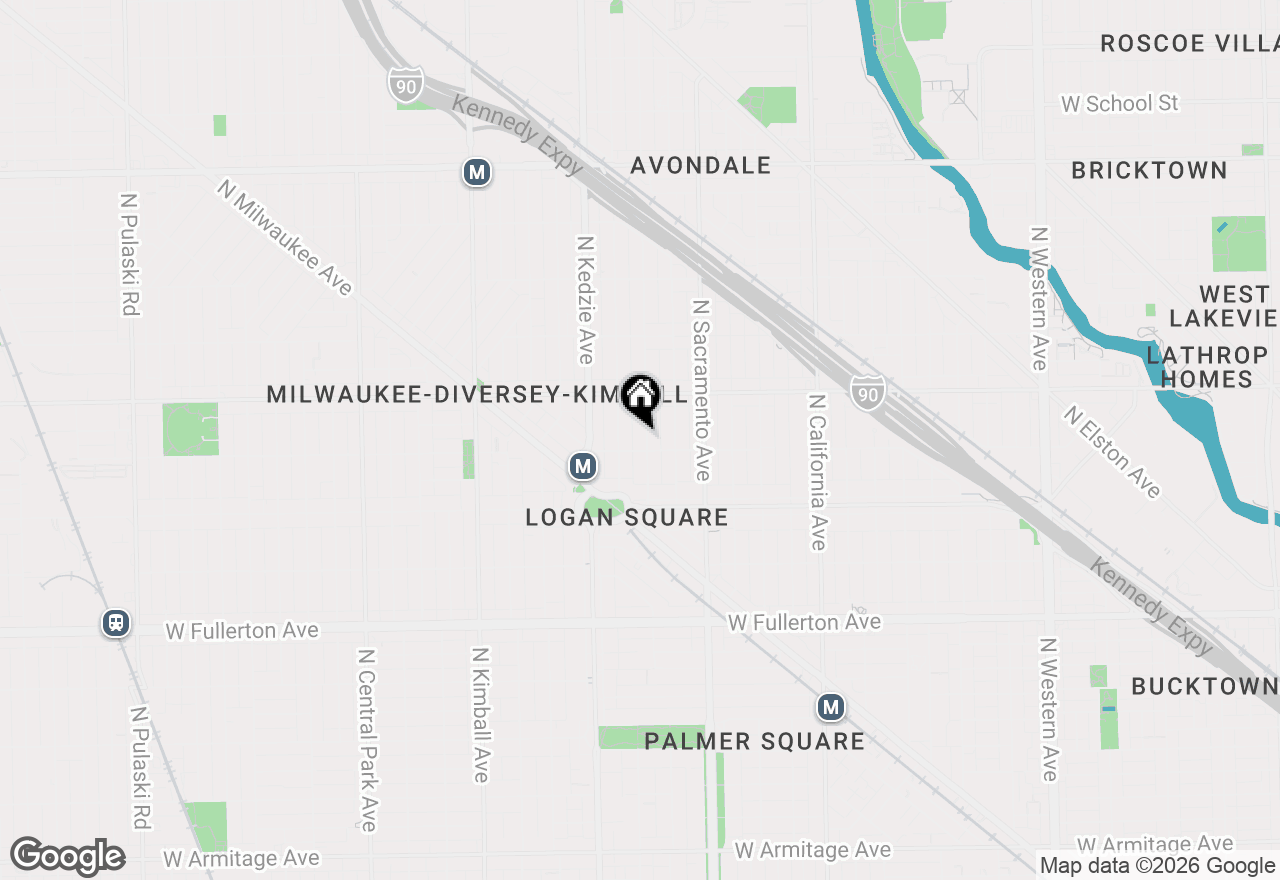 Map of 2708 N Albany Avenue, Chicago, IL 60647