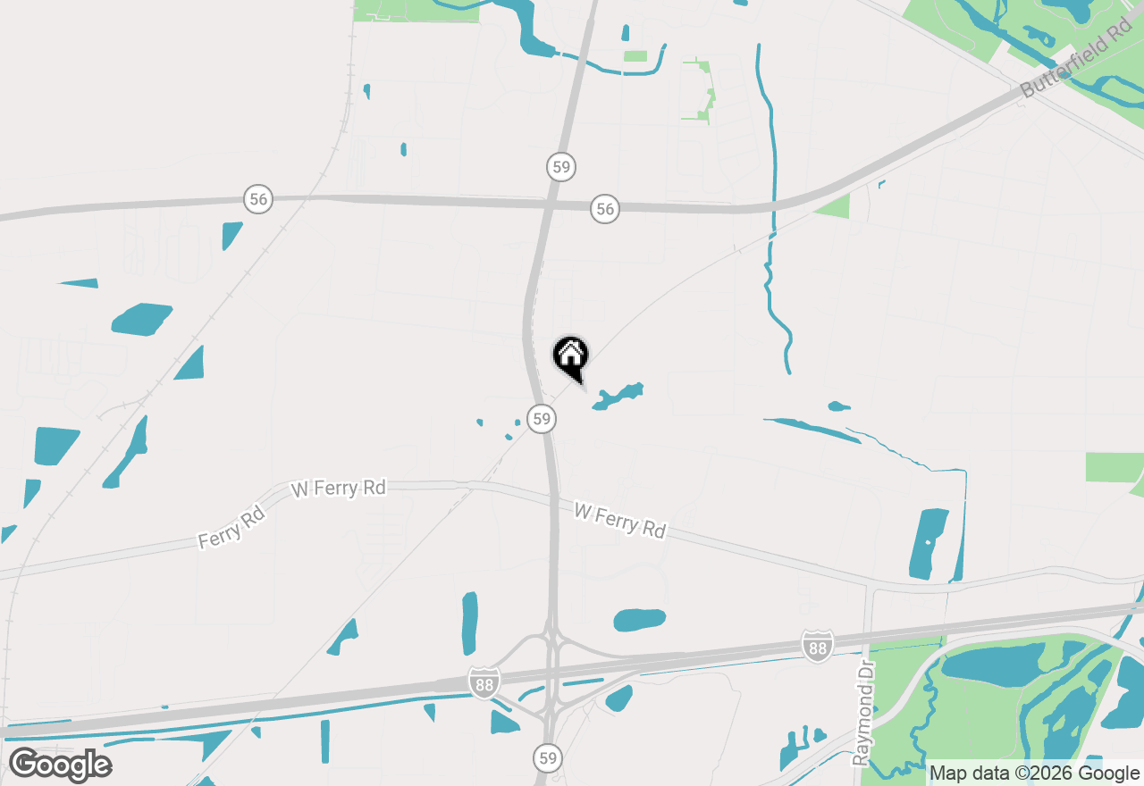 Map of 30W047 Brayman Court, Warrenville, IL 60563