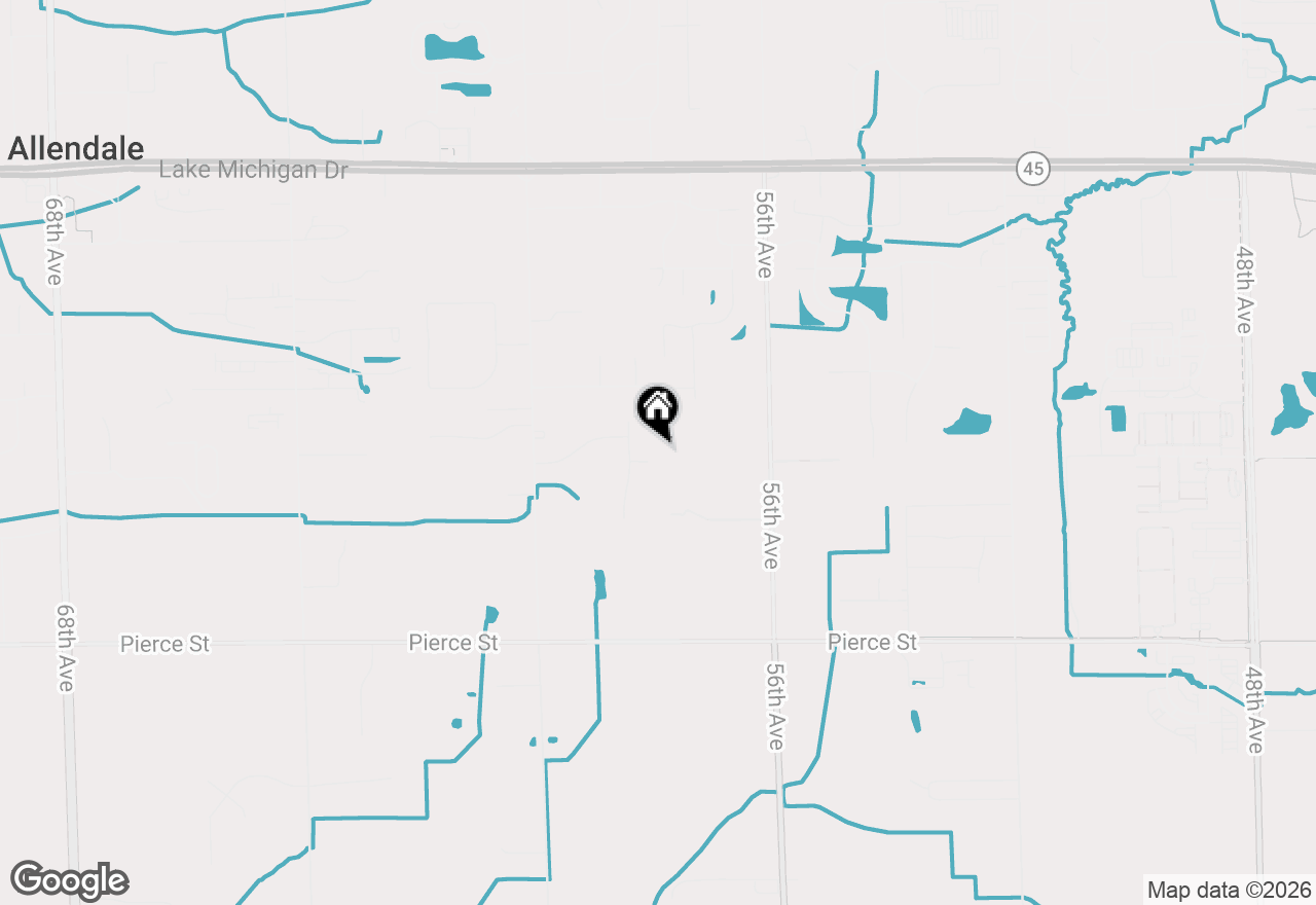 Map of 10711 Greyhound Avenue, Allendale, MI 49401
