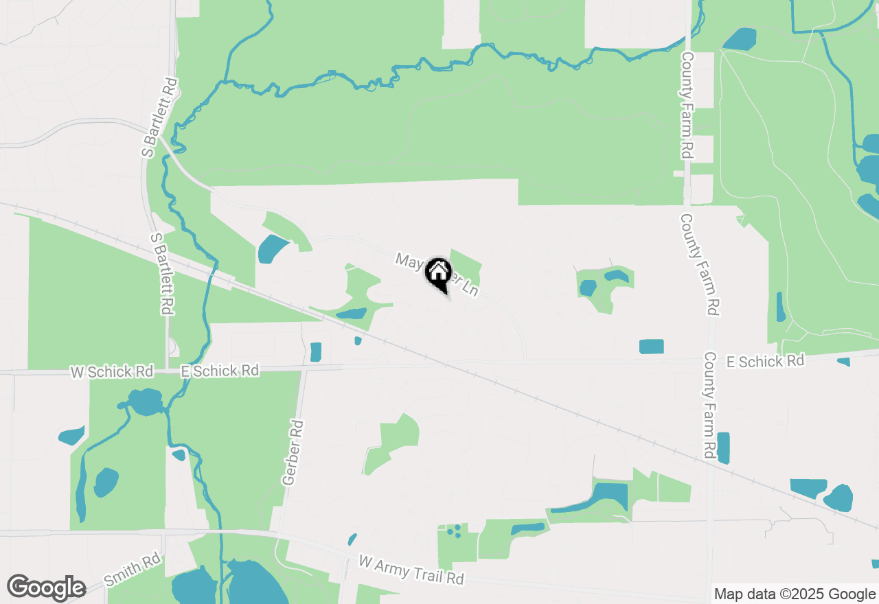 Map of 1475 Beaumont Circle, Bartlett, IL 60103