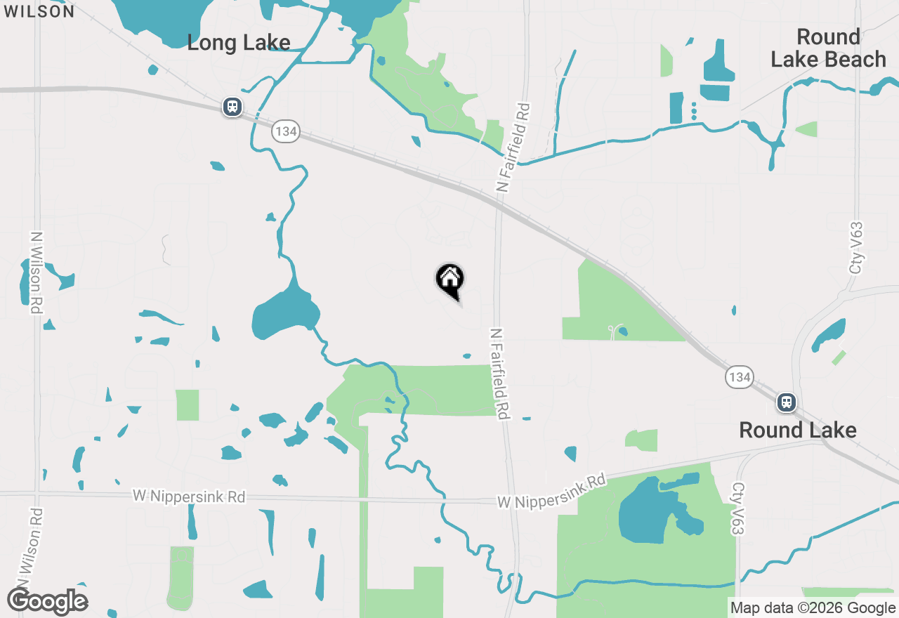 Map of 573 N Fox Trail, Round Lake, IL 60073