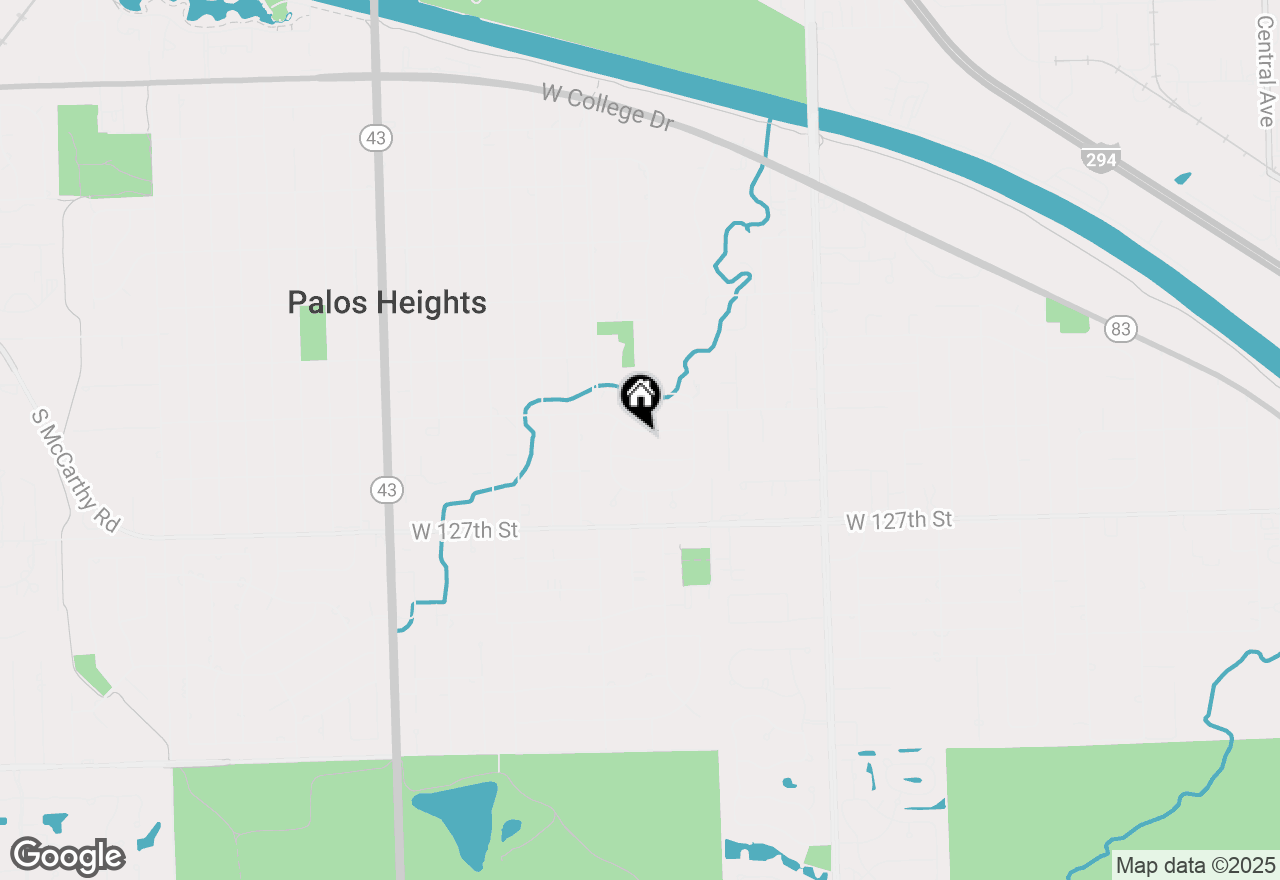 Map of 6711 W Shiawassie Drive, Palos Heights, IL 60463