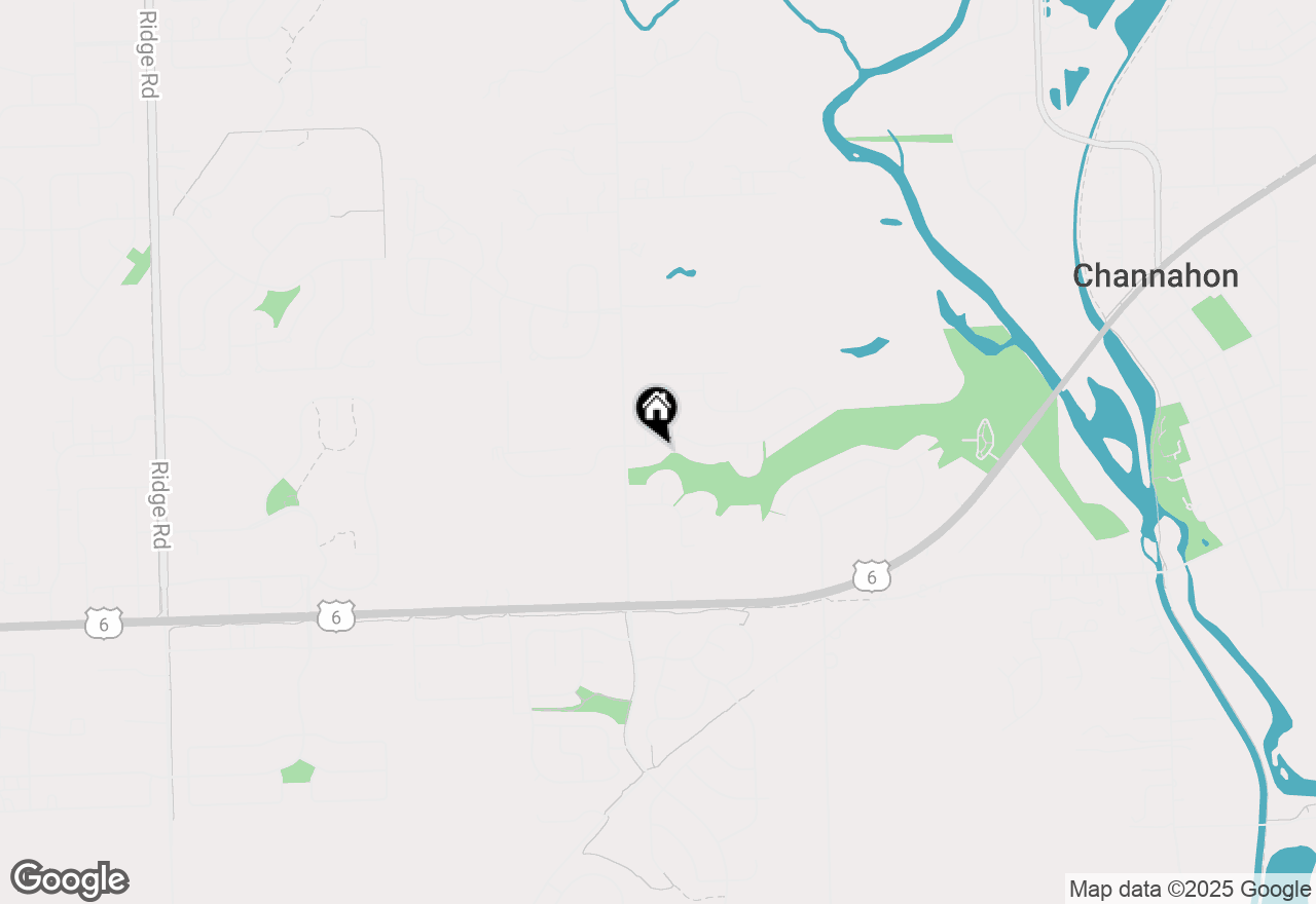 Map of 26305 W Ravine Woods Drive, Channahon, IL 60410