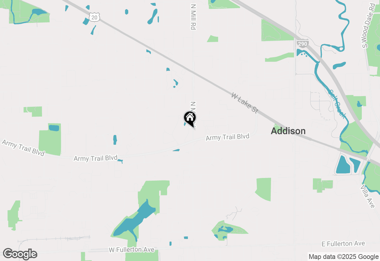 Map of 349 Masters Drive, Addison, IL 60101