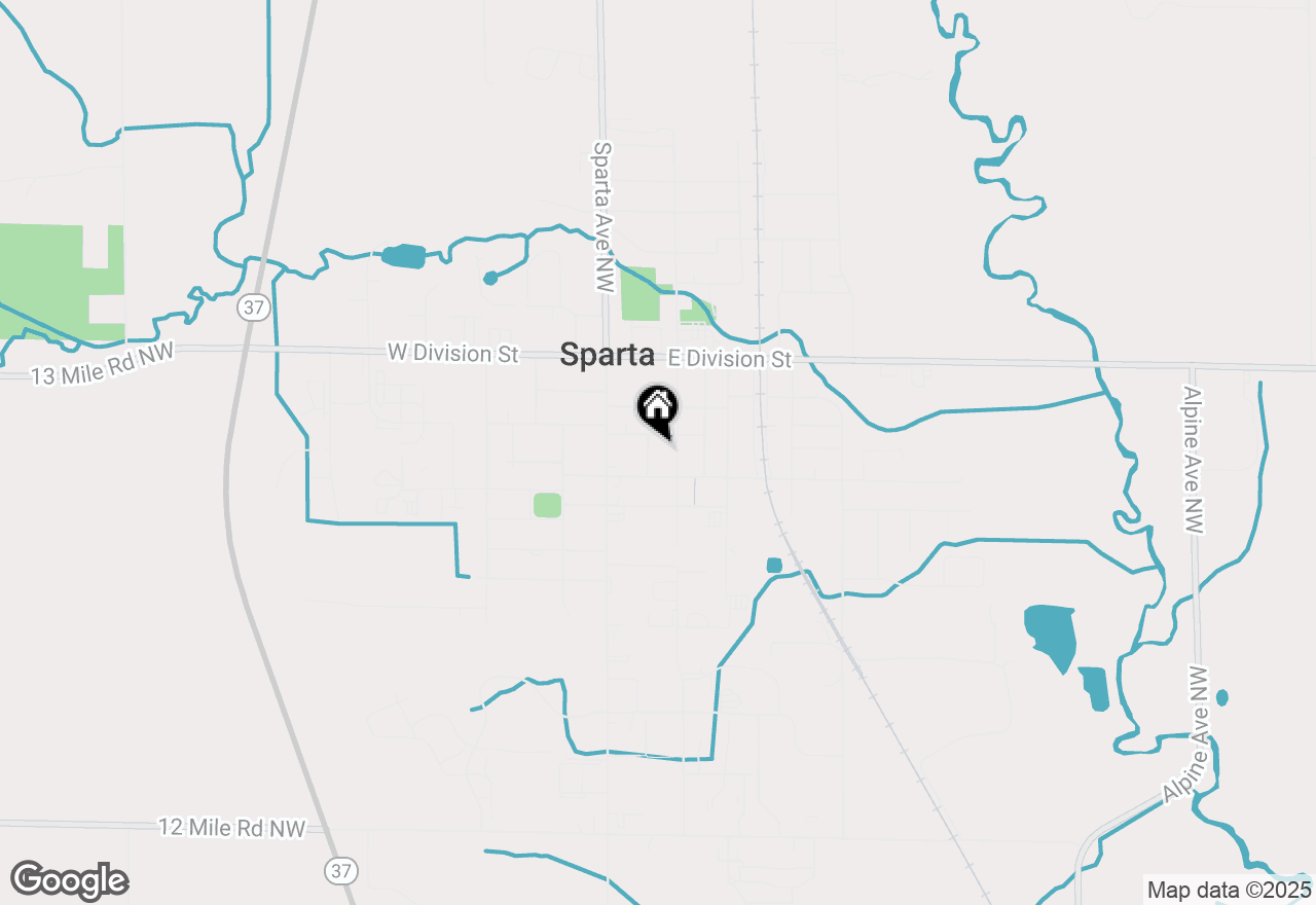 Map of 158 Vine Street, Sparta, MI 49345