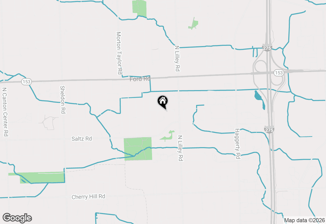 Map of 1550 Copeland Circle, Canton, MI 48187