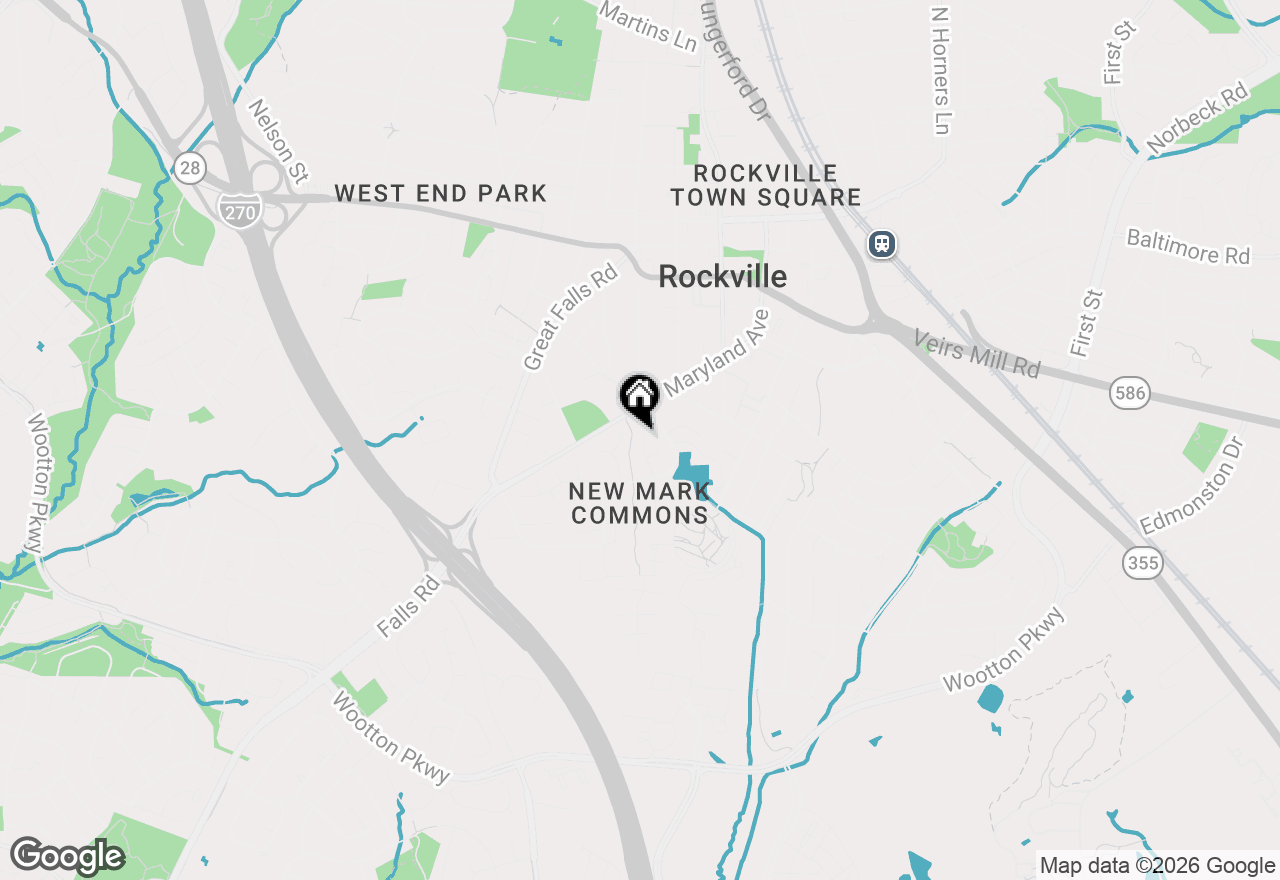 Map of 9 Watchwater Way, Rockville, MD 20850