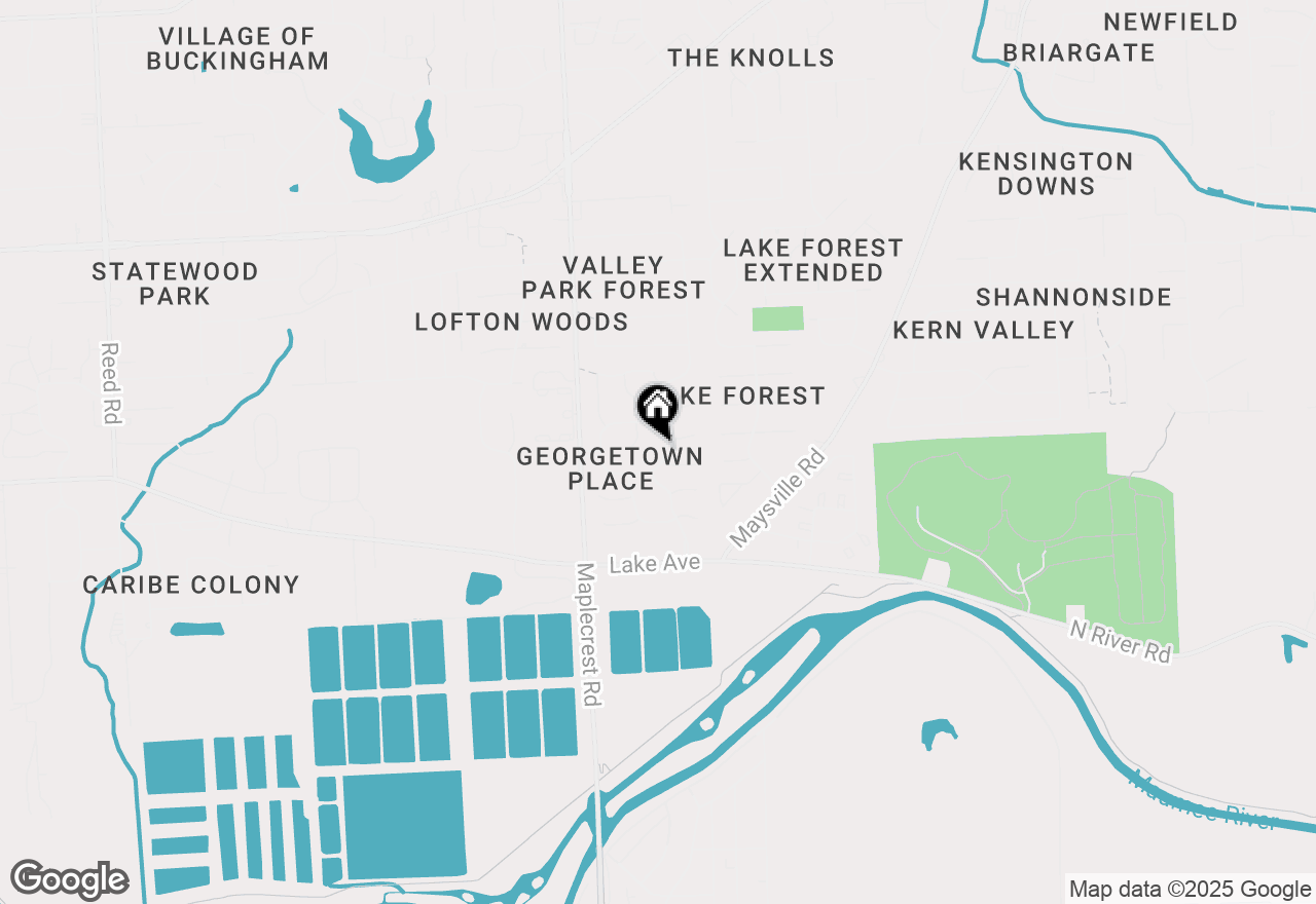 Map of 1315 Georgetowne Park Drive, Fort Wayne, IN 46815