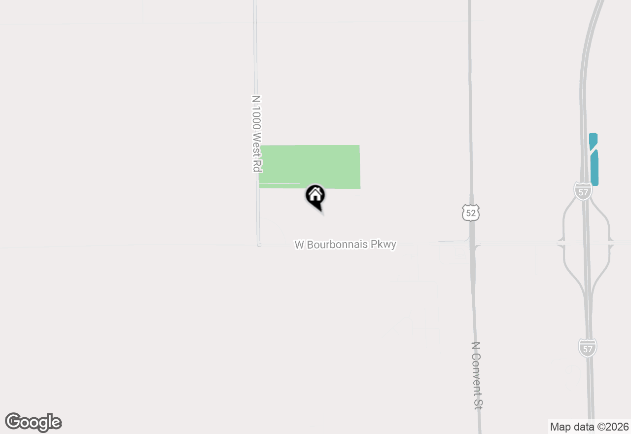 Map of 6092 Stone Mill Drive, Bourbonnais, IL 60914