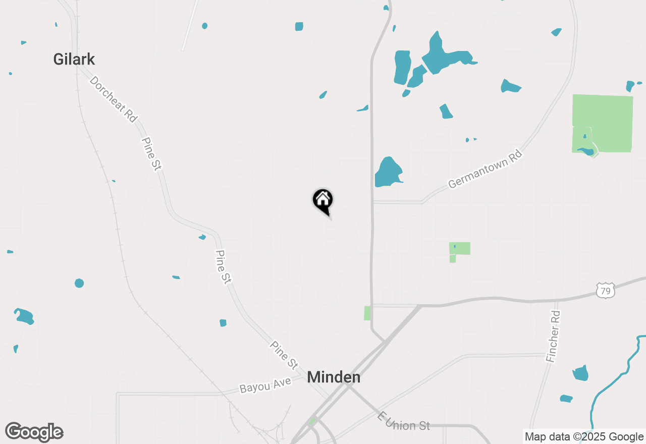 Map of 1003 Tillman Drive, Minden, LA 71055