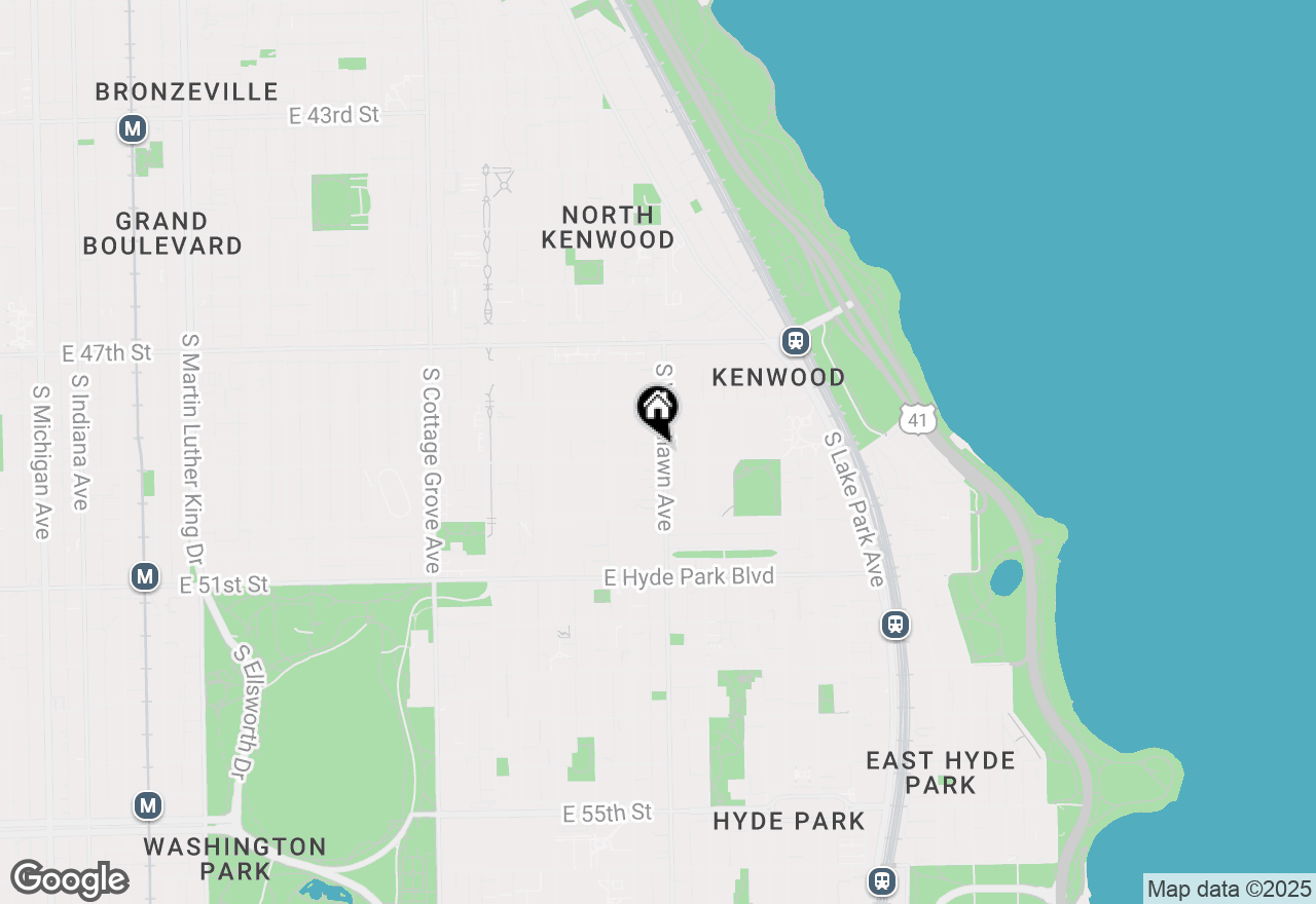 Map of 1158 E 49th Street, Chicago, IL 60615