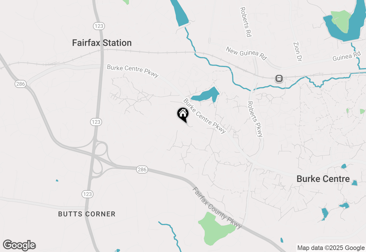 Map of 5911 Oak Leather Drive, Burke, VA 22015