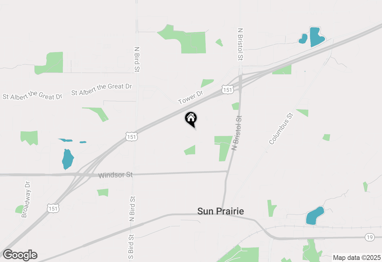 Map of 325 Robert Drive, Sun Prairie, WI 53590