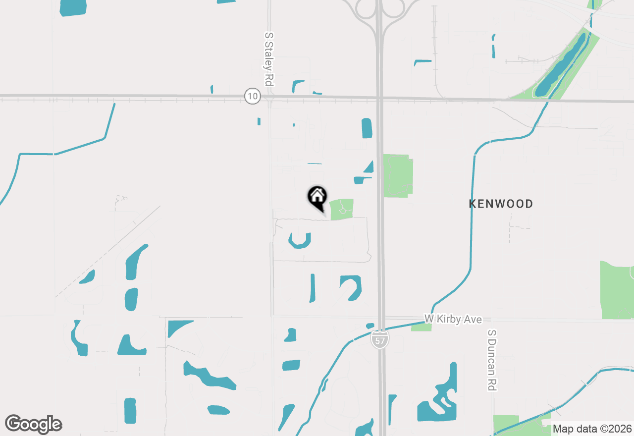 Map of 3915 Aberdeen Drive, Champaign, IL 61822