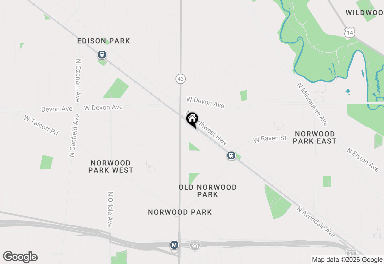 Map of 6248 N Avondale Avenue, Chicago, IL 60631